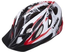 Sport action fietshelm Limar 685 mat wit rood