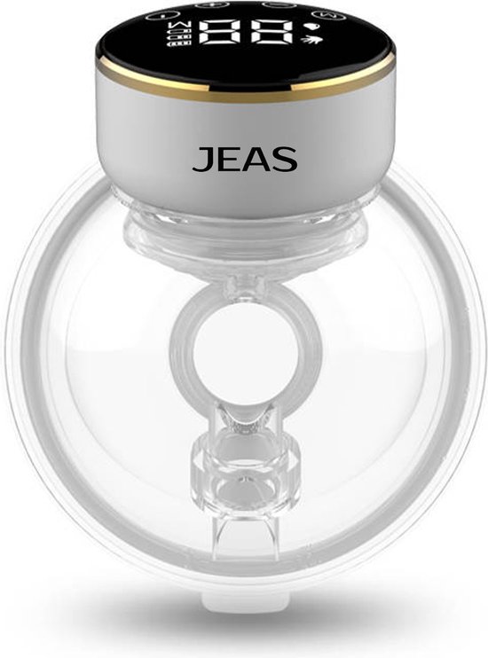  - Jeas® - Elektrische Handsfree Borstkolf - Kolf apparaat - 1 Stuk - Draadloze & Draagbaar