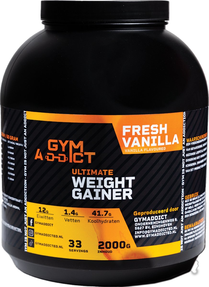 GymAddict - Weightgainer - Fresh Vanilla