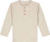 Prénatal peuter shirt - Jongens Kleding - Soft Brown Melange - Maat 98