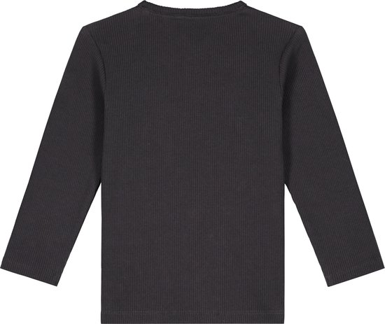 Prénatal peuter shirt - Jongens Kleding - Dark Stone Grey - Maat 104