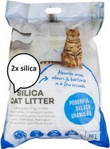 Kattenbakvulling Silica Premium 2x 16 Liter