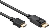 Câble DisplayPort vers HDMI - DP 2.0 / HDMI 2.1 (8K 60Hz + HDR) / noir - 1 mètre