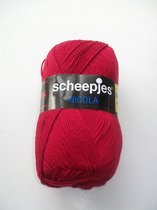 Scheepjes Nicola kleur 4267 Rood. PAK MET 10 BOLLEN a 100 GRAM. KL.NUM. 65857.