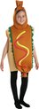 Funidelia | Hot Dog Kostuum Voor voor meisjes en jongens - Eten, Drinken, Originele en Leuke - Kostuum voor kinderen Accessoire verkleedkleding en rekwisieten voor Halloween, carnaval & feesten - Maat 104 - 113 cm - Bruin