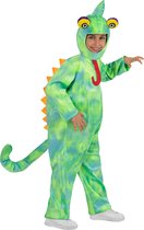 Funidelia | Kameleon Kostuum voor meisjes en jongens - Dieren - Kostuum voor kinderen Accessoire verkleedkleding en rekwisieten voor Halloween, carnaval & feesten - Maat 135 - 152 cm - Groen
