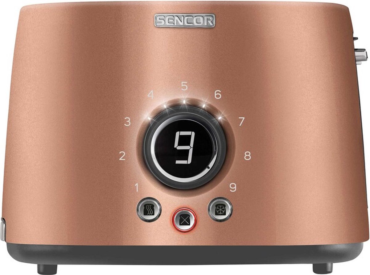 Sencor STS 6056GD 9 2 snede(n) 1000 W Goud