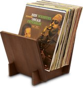 Dynavox ST40 houten LP standaard maximaal 40 albums donkerbruin