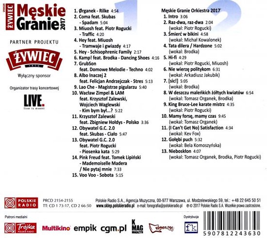 Męskie Granie 2017 [2CD]