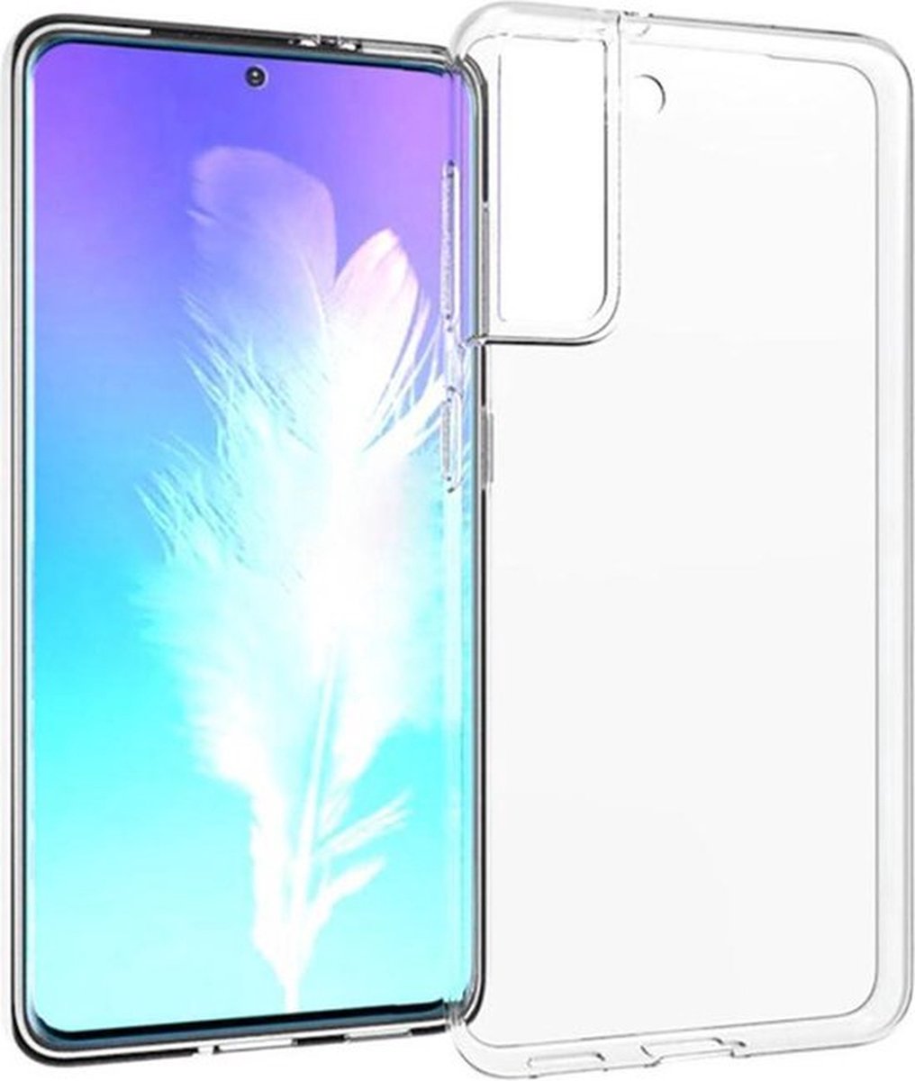 Shop4 - Geschikt voor Samsung Galaxy S21 Hoesje - Zachte Back Case Ultra Dun Transparant