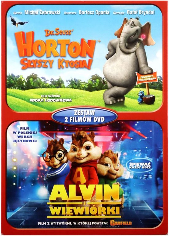 Horton słyszy Ktosia / Alvin i wiewiórki Pakiet [2DVD]