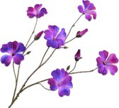 Silk-ka Kunstbloemen Zijden bloemen Petunia Tak Paars 146065