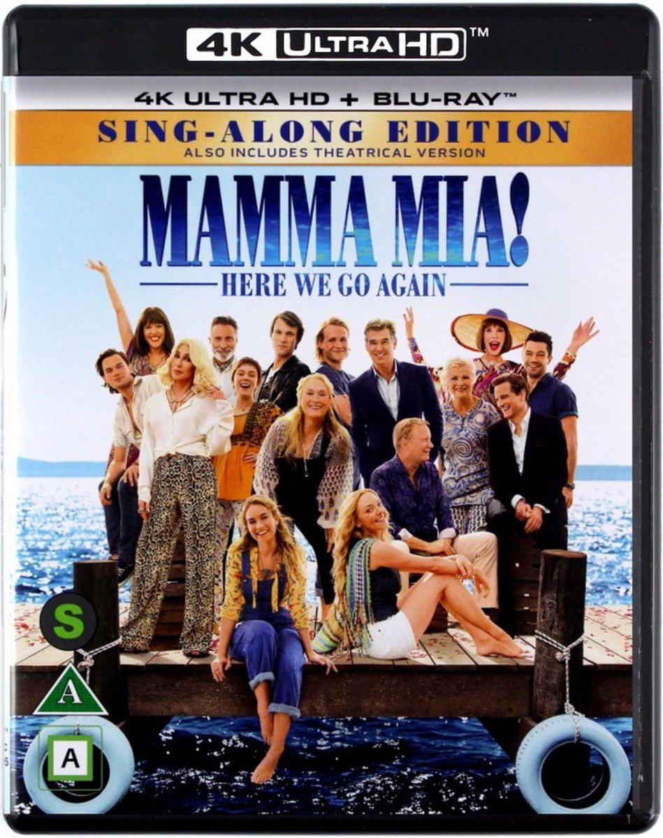 Mamma Mia! Here We Go Again (4K BluRay) - Universal Sony Pictures Nordic