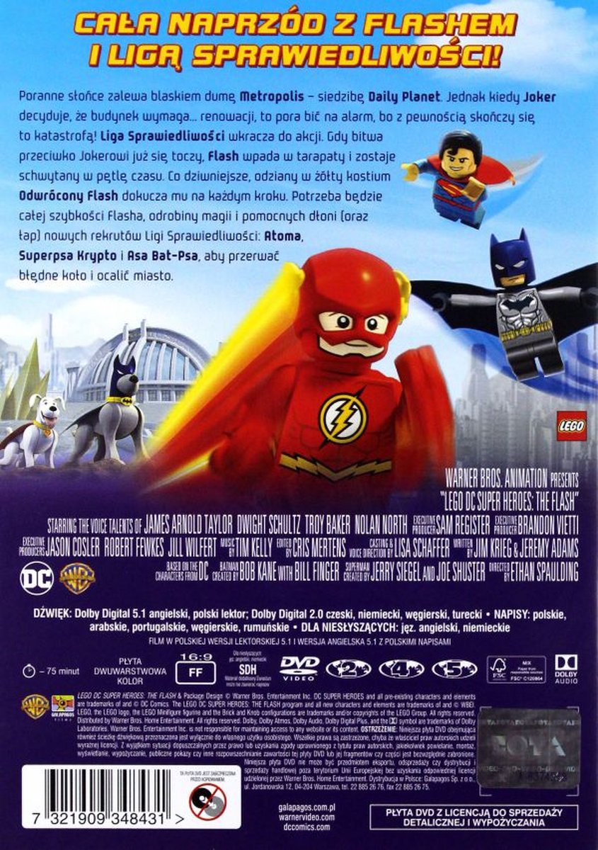Lego DC Comics Super Heroes: The Flash [DVD] (DVD), Kate Micucci | DVD | bol