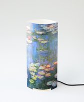 Packlamp - Tafellamp groot - Waterlelies - Monet - 36 cm hoog - ø15cm - Inclusief Led lamp