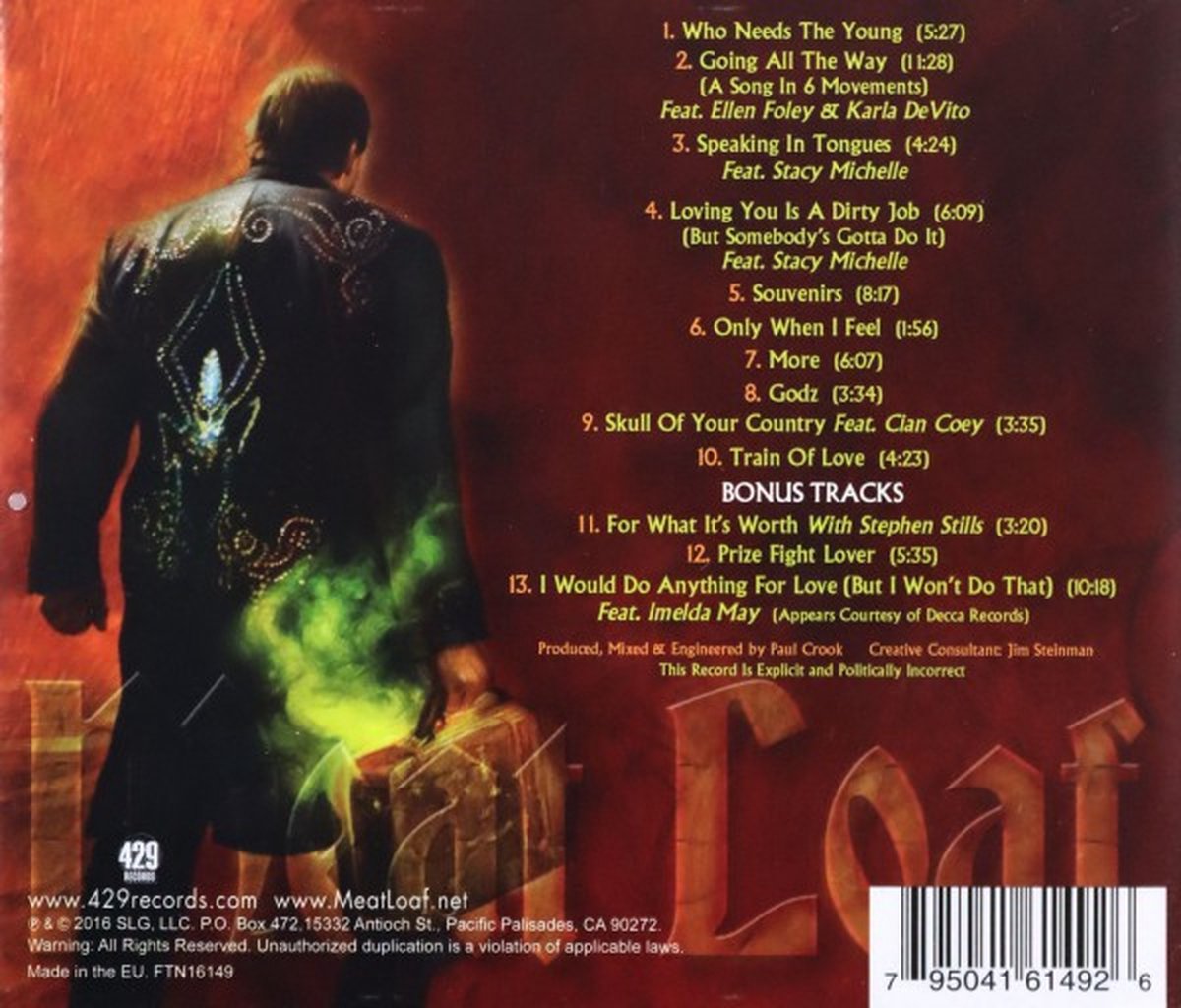 Meat Loaf Braver Than We Are Dlx, Meat Loaf CD (album) Muziek bol
