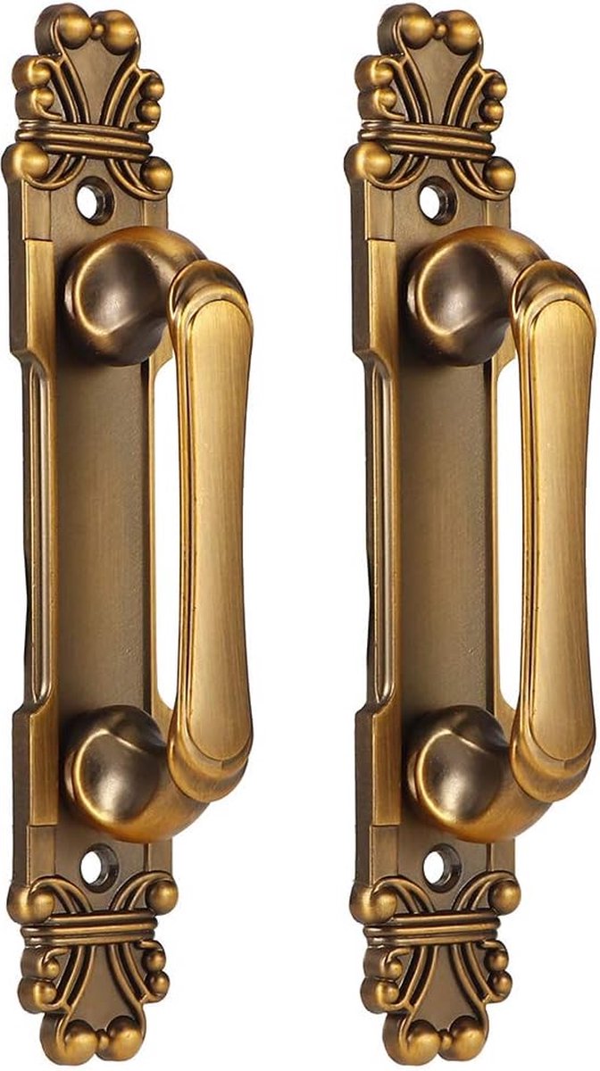 2 stuks/set deurgrepen in Europese stijl, antieke deurgreep, metalen schuifdeurgreep voor kastbeslag, ladekast, accessoires