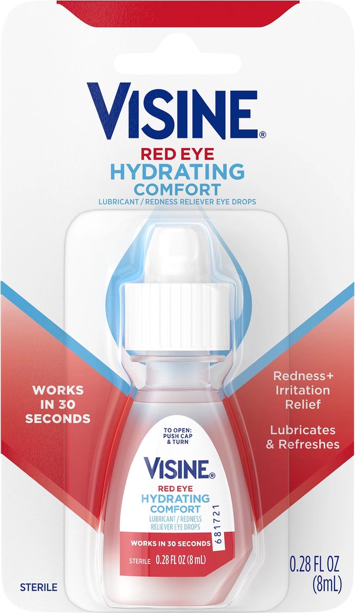 Visine Red Eye Hydrating Comfort - Verlichting van Roodheid en Droge Ogen