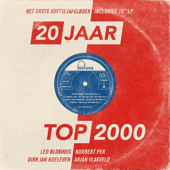 Top 2000: het verloop van de koplopers door de jaren heen 20 Jaar Top 2000 - boek