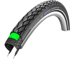 Band Schwalbe Green Marathon GreenGuard 28 x 1,00" / 25-622mm - Zwart met reflectie
