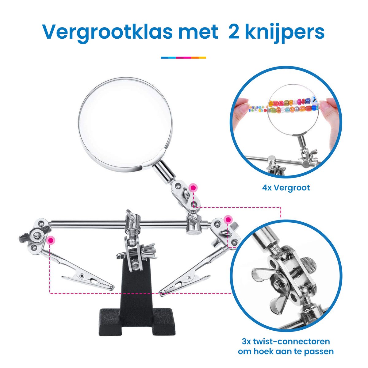 YONO Sieraden Maken Pakket - Oorbellen - Ketting - Armbandjes - Starterspakket Volwassenen - Set — afbeelding 5