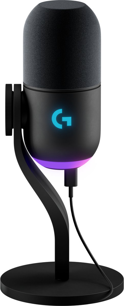 Logitech G Yeti GX - Gaming Microfoon - USB - RGB verlichting - Lightsync - Zwart - Logitech G