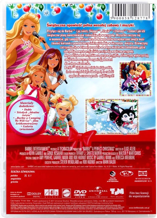 Barbie A Perfect Christmas DVD Dvd Jacob Tremblay Dvd s bol