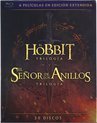 Hobbit Trilogy / Lords of The Ring Trilogy (Władca Pierścieni) [BOX] [18xBlu-Ray]+[12DVD]