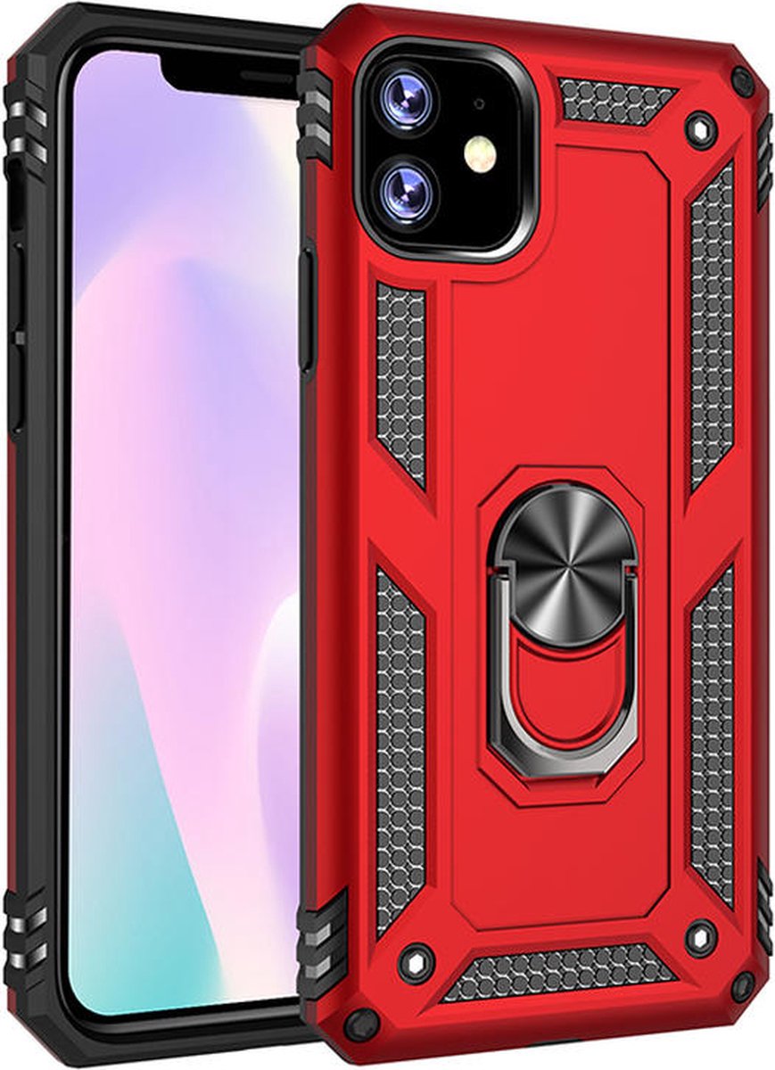 City hoesje – Ring – Anti Shock – iPhone 11 – Backcover