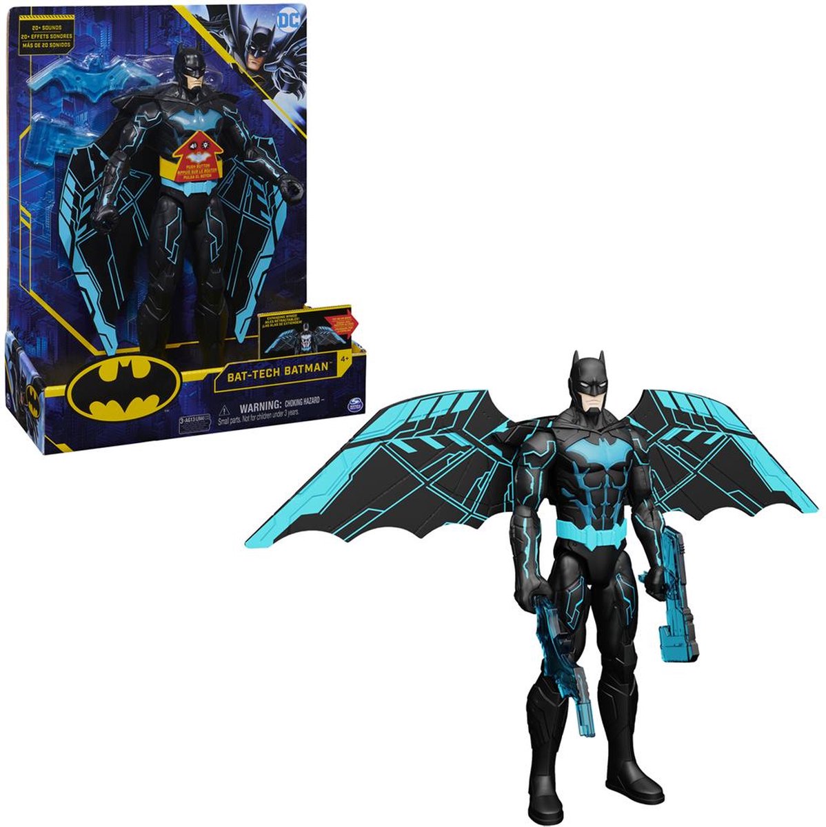 Coffret Figurine Batman 10 cm Avec 3 Accessoires - DC - Personnage Super  Heros - Nouveaute Jouet garcon