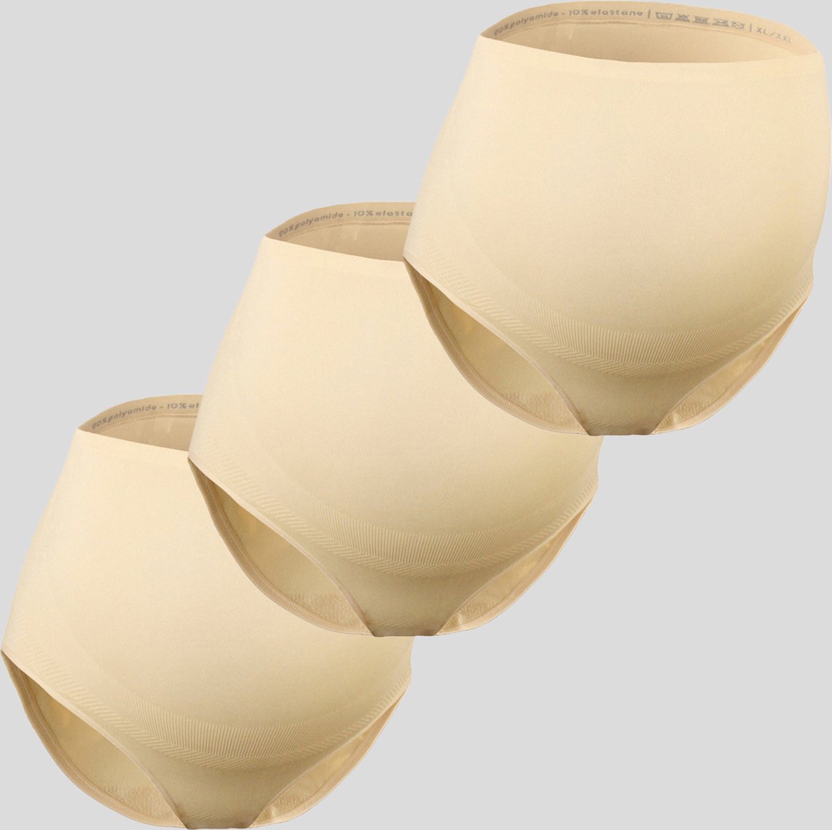Mamsy PROMO!! Duo Pack Zwangerschaps SLIP (beige XS/S)