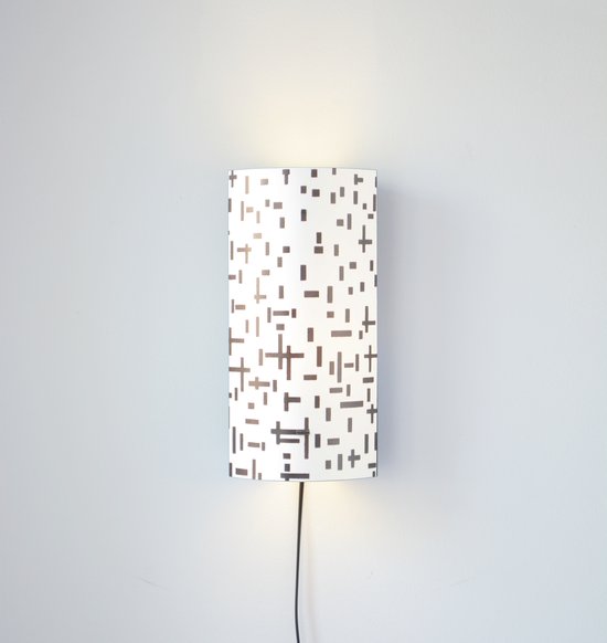 Packlamp - Wandlamp - Compositie in lijn, tweede staat - 29 cm hoog - ø12cm - Inclusief Led lamp