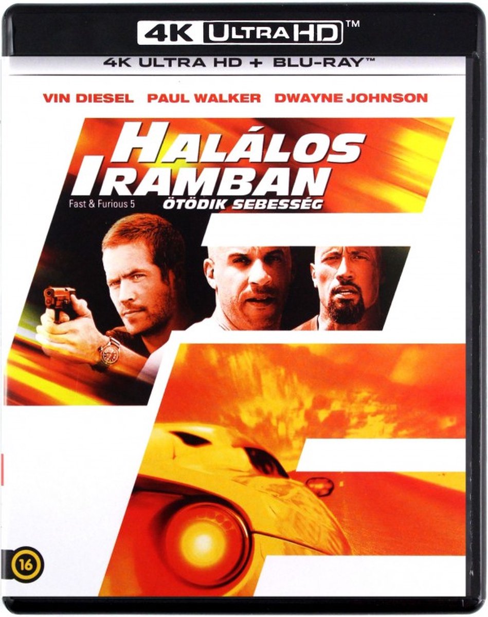Fast & Furious 5 [Blu-Ray 4K]+[Blu-Ray]-