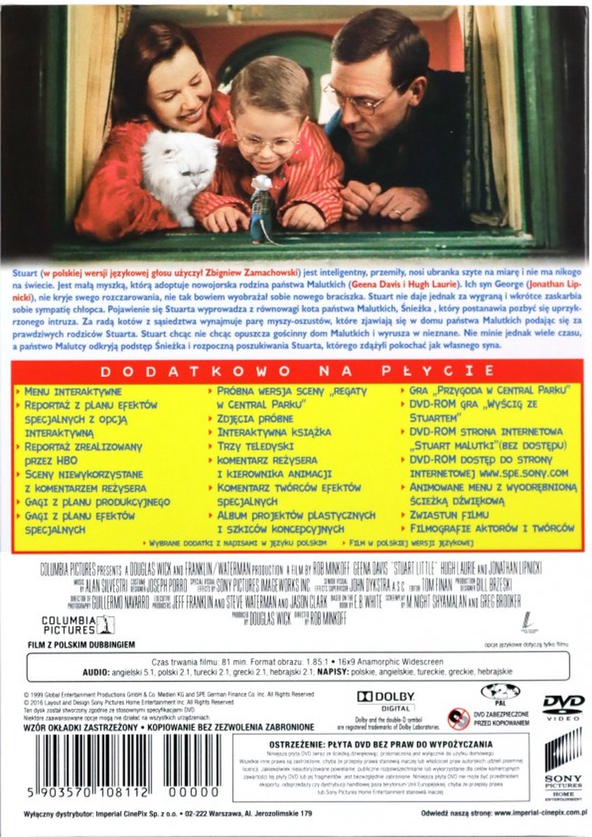 Stuart Little 3 - L'appel de la forêt [DVD] (DVD), Geena Davis, DVD