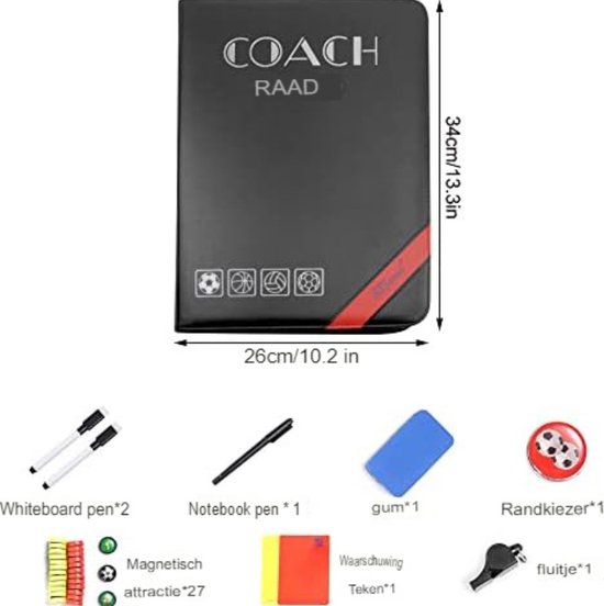 Magnetisch voetbal tactisch bord - 90x60cm
