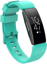Shop4 - Geschikt voor Fitbit Inspire Bandje - Siliconen Mint Groen