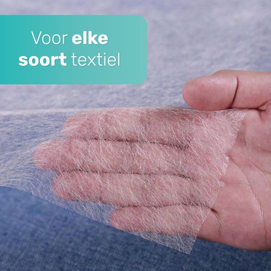 Extra Sterke Fliselina Strijkband 64m - 20mm Breed Dubbelzijdig, Zonder Naaien Zoomband Voor Broeken, Gordijnen & Kleding + Meetlint