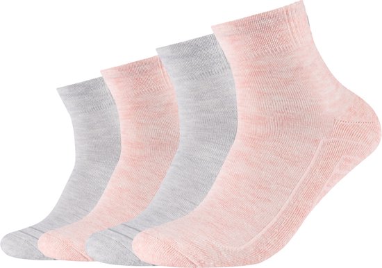 Skechers 2PPK Basic Cushioned Quarter Socks SK42019-4281, Unisex, Grijs, Sokken, maat: 39-42