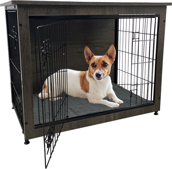 Caisse pour chien en bois MaxxPet - Niche pour chien d'intérieur