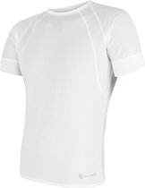 Sensor - T-Shirt Korte Mouwen - Air Tee - Sportkleding - Heren - Polyester - Coolmax - Lichtgewicht Tricot - Wit - Small