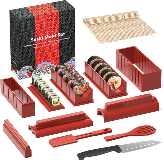 Kit de fabrication de sushis Deluxe Edition - Kit complet de