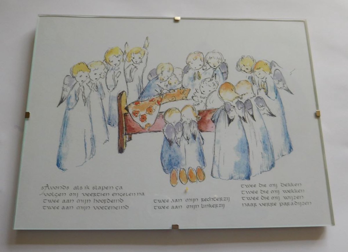 Schilderij" kopie - Gedicht 14 engeltjes