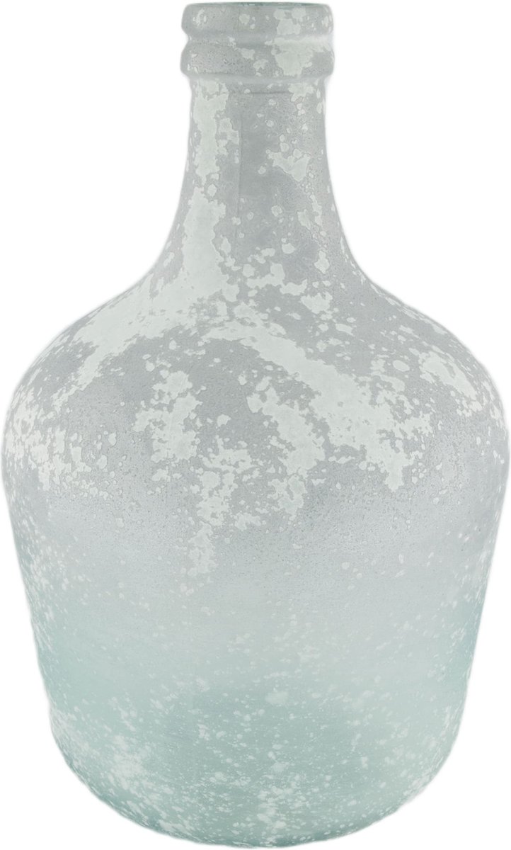 Dijk Natural Collections DKNC - Vaas Murcia - Gerecycled glas - 27x27x42cm - Zilver