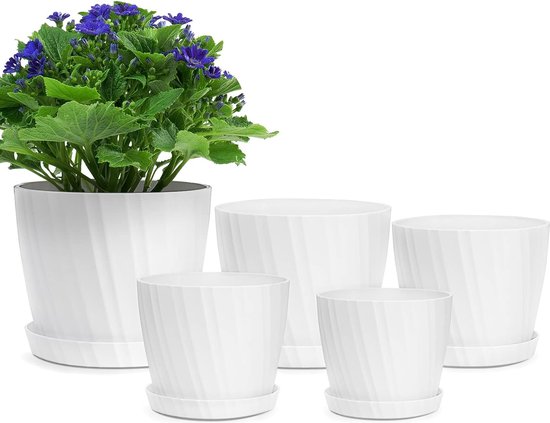 Transparante Orchideeënpot 14 Cm Met Afvoergat En Lade - Ademende Plantenpot Voor Orchideeën En Vetplanten