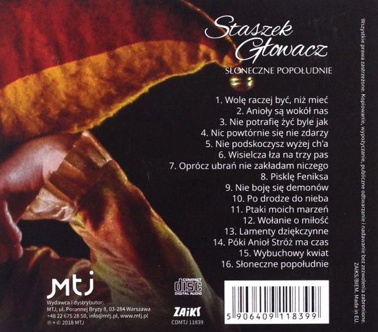 Staszek Głowacz: Słoneczne popołudnie [CD]