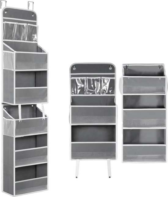 PH PandaHall Organizer voor riem van acryl met 5 vakken, vitrine voor
