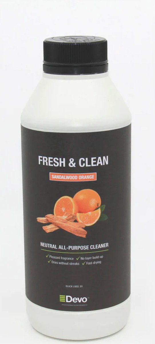 Devonatural universele parketreiniger Sandalwood orange 1 liter