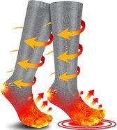 Verwarmde Sokken - Elektrische Sokken - Verwarmde Sokken met Batterij - Grijs - M