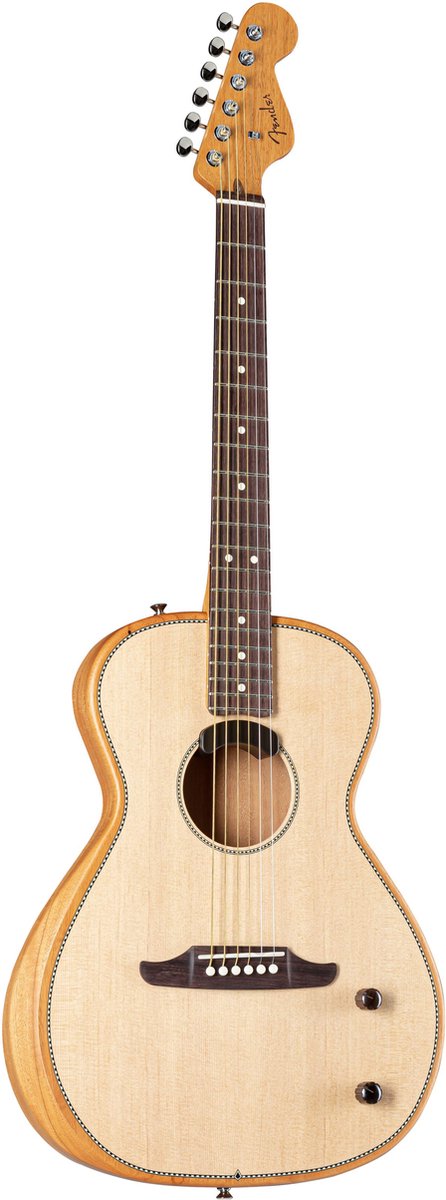Fender Highway Series Parlor, Natural RW - Elektro-akoestische gitaar - naturel