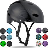 Apollo Skate Helm - Fietshelm - Verstelbare Skateboard, Scooter, BMX Helm, met Verstelwiel Geschikt voor Kinderen, Volwassenen, in Verschillende Maten en Kleuren